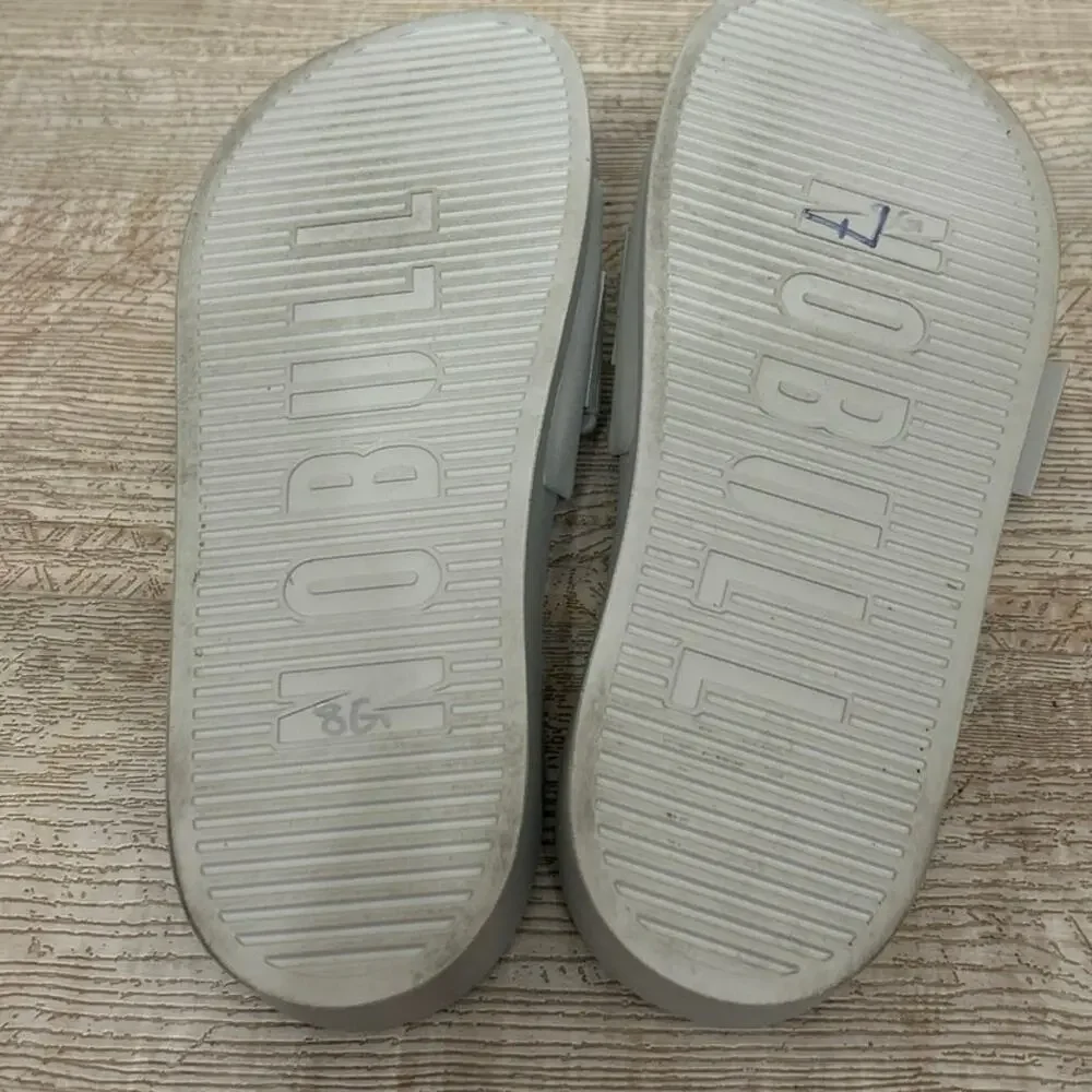 NOBULL Adjustable Slide Sandals Gray M10 W11.5 Sport Recovery Casual Unisex